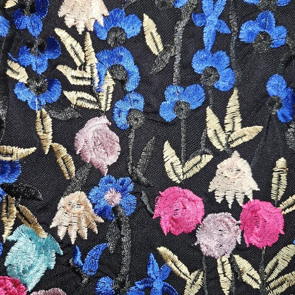 Floral Embroidered Long Sleeve Dress - Picture 7 of 16